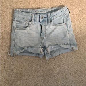Light Blue Denim Shorts